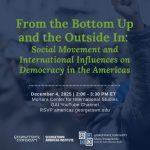 Post image for CLAS and Georgetown Americas Institute: “Democracy in the Americas” Workshop