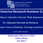 Post image for “Disparities in Genetic Cancer Risk Assessment in Latinas”: LARS