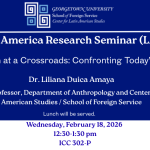 Post image for “The Amazon at a Crossroads: Confronting Today’s Challenges”: LARS